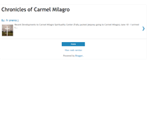 Tablet Screenshot of carmelmilagro.blogspot.com