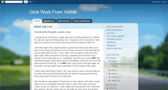 Desktop Screenshot of girlsworkfromhome.blogspot.com