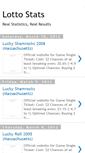 Mobile Screenshot of lottostats.blogspot.com