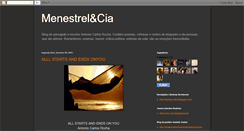 Desktop Screenshot of menestrelcia.blogspot.com