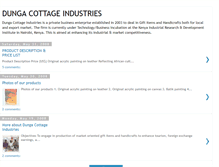 Tablet Screenshot of dungacottage.blogspot.com