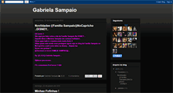 Desktop Screenshot of gabrielaasampaio.blogspot.com