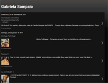 Tablet Screenshot of gabrielaasampaio.blogspot.com