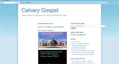 Desktop Screenshot of calvarygosple.blogspot.com