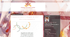 Desktop Screenshot of espacodobem-estar.blogspot.com