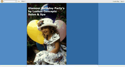 Desktop Screenshot of glamourbirthdaypartys.blogspot.com