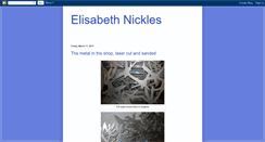 Desktop Screenshot of elisabethnickles.blogspot.com