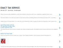 Tablet Screenshot of exacttax.blogspot.com