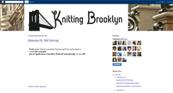 Desktop Screenshot of knittingbrooklyn.blogspot.com