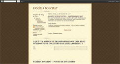 Desktop Screenshot of encontrofamiliaboechat.blogspot.com