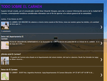 Tablet Screenshot of infodelcarmenjujuy.blogspot.com