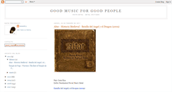 Desktop Screenshot of goodmusicforgoodpeople-s.blogspot.com