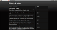 Desktop Screenshot of bulentozgoren.blogspot.com