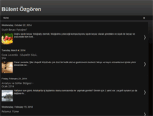 Tablet Screenshot of bulentozgoren.blogspot.com