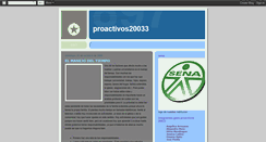 Desktop Screenshot of proactivos20033.blogspot.com