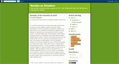 Desktop Screenshot of nacidosendictadura.blogspot.com