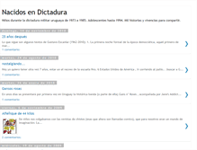 Tablet Screenshot of nacidosendictadura.blogspot.com