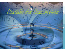 Tablet Screenshot of cantinhodosconcurseiros.blogspot.com