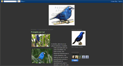 Desktop Screenshot of passaroazulao.blogspot.com