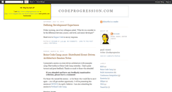 Desktop Screenshot of codeprogression.blogspot.com