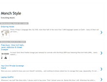 Tablet Screenshot of monchstyle.blogspot.com