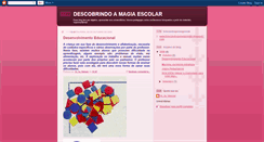 Desktop Screenshot of descobrindoamagiaescolar.blogspot.com