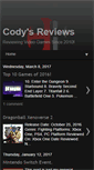 Mobile Screenshot of codygreviews.blogspot.com