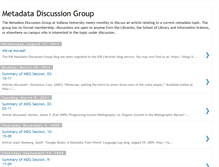Tablet Screenshot of metadatadiscuss.blogspot.com