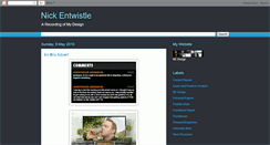 Desktop Screenshot of nick-entwistle.blogspot.com