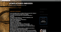 Desktop Screenshot of demolicionesimboden.blogspot.com