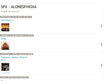 Tablet Screenshot of alonespinoxa.blogspot.com