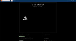 Desktop Screenshot of kirkisgraham.blogspot.com