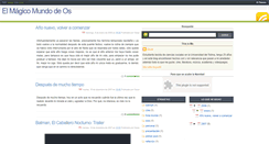 Desktop Screenshot of elmagicomundodeos.blogspot.com