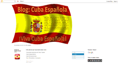 Desktop Screenshot of cubaespanola.blogspot.com