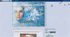 Desktop Screenshot of corinne-lapassionauboutdesdoigts.blogspot.com