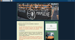 Desktop Screenshot of liberacionpueblomapuche.blogspot.com