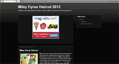 Desktop Screenshot of mileycyrushaircut2013.blogspot.com