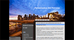 Desktop Screenshot of pensamentosdaspatricias.blogspot.com