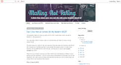 Desktop Screenshot of makingnottaking.blogspot.com