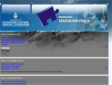 Tablet Screenshot of educacionfisicachaco.blogspot.com