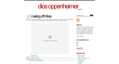 Desktop Screenshot of diosoppenheimer.blogspot.com