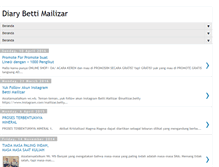 Tablet Screenshot of bettymailizar.blogspot.com