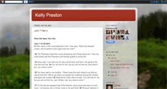 Desktop Screenshot of kelly-preston.blogspot.com