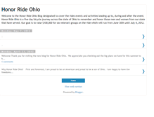 Tablet Screenshot of honorrideohio.blogspot.com