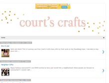 Tablet Screenshot of courtscrafts.blogspot.com