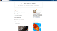 Desktop Screenshot of glamourpussnews.blogspot.com