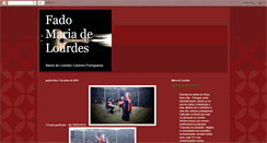 Desktop Screenshot of mariadelourdesfado.blogspot.com