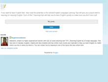 Tablet Screenshot of englishlanguagelearningtips.blogspot.com