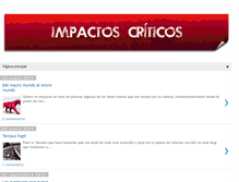 Tablet Screenshot of impactoscriticos.blogspot.com