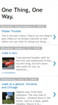 Mobile Screenshot of onethingway.blogspot.com